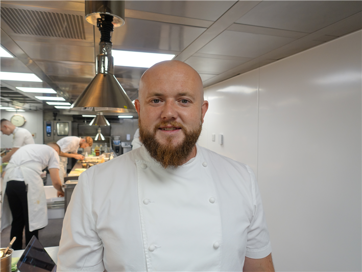 head chef Niall Keating in 2020